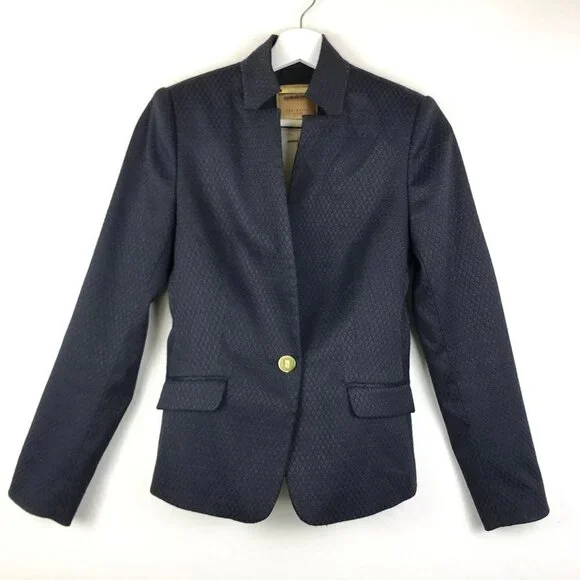 Ted Baker Black Reiko Blazer Size 1 (US 4) - Picture 1 of 11